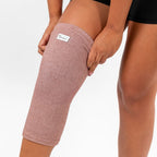 Red bamboo knee compression sleeve