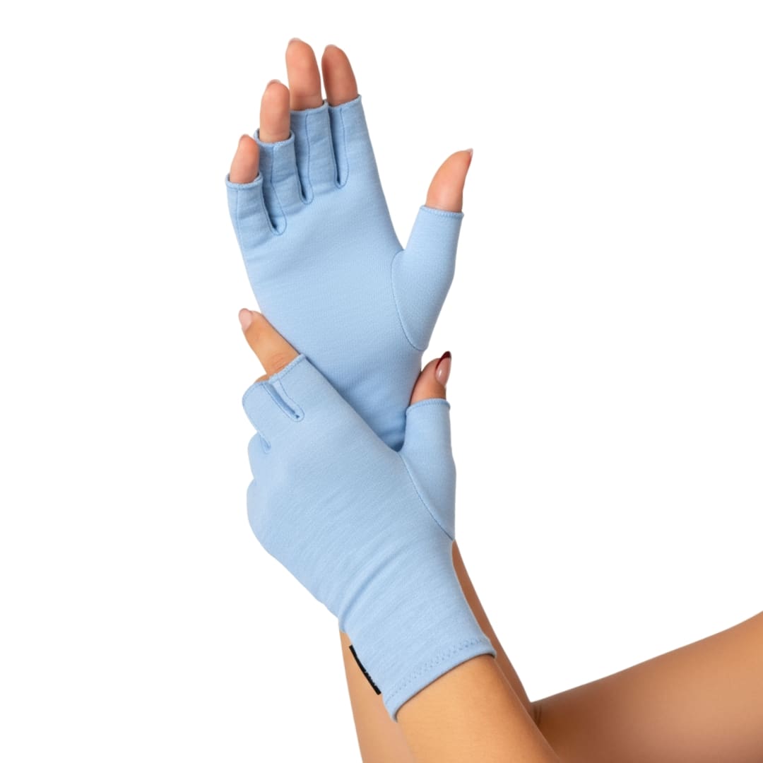 OneCompress™ Bamboo Compression Gloves – Open Finger